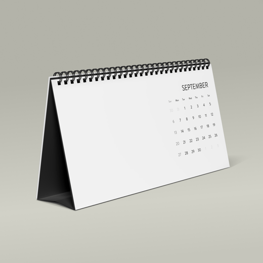 Desktop Calendar (2026 grid)